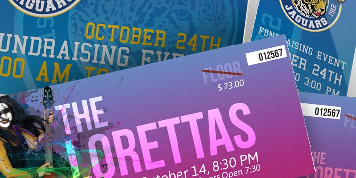 Custom Event Tickets